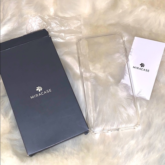 NEW MIRACASE Clear iPhone XS Max Protective Case - Picture 2 of 6